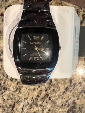 Paul  Jardin vintage men’s watch, black